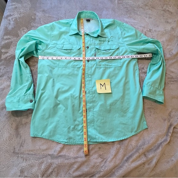 Field & Stream green performance fishing button down vented wicking Size M - Picture 9 of 9